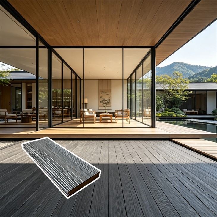 138×23mm ASA Co‑extruded Outdoor Decking factory